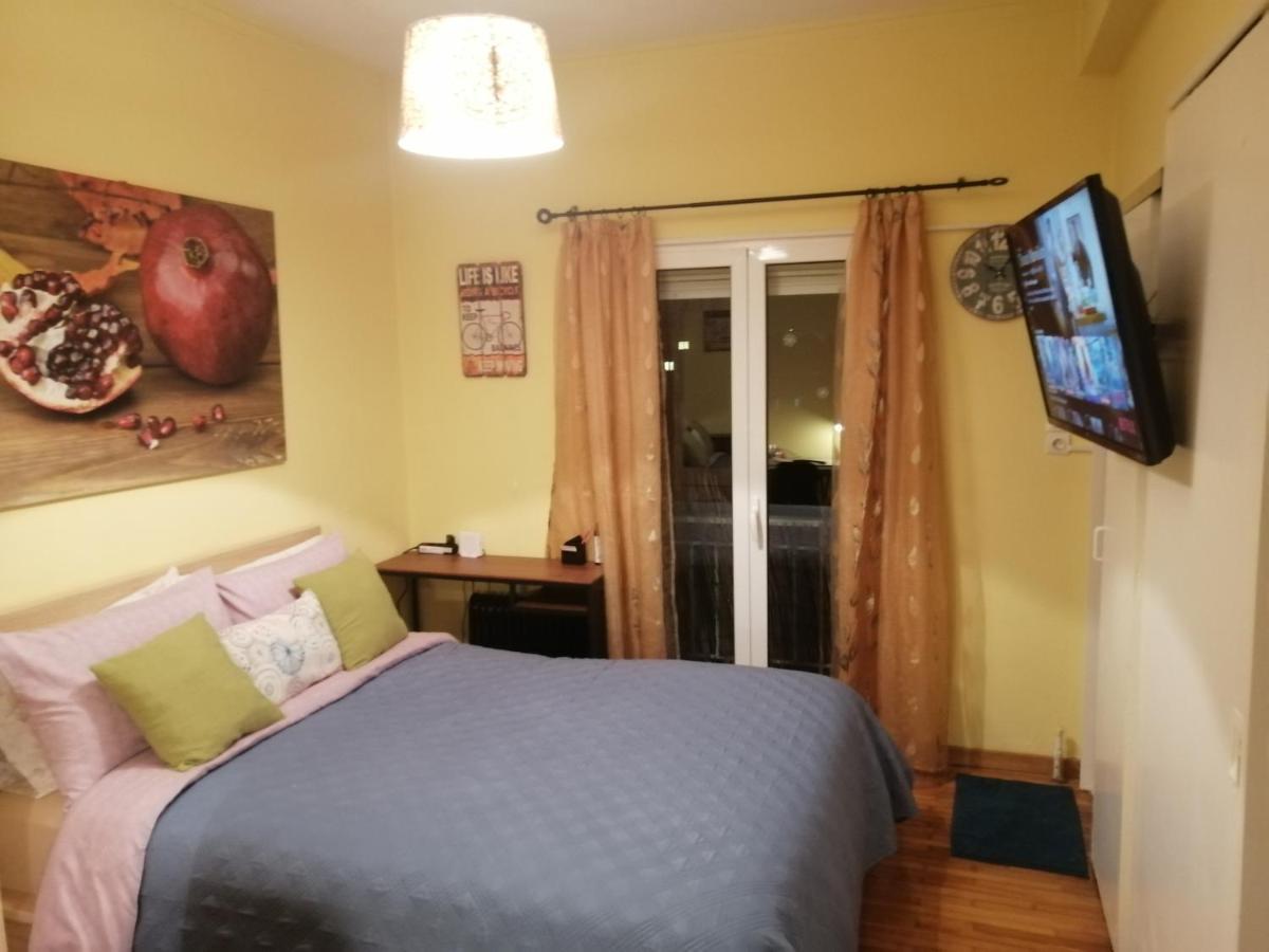 Central 6Th Floor Studio Near Metro & View&200Mbps Athen Eksteriør bilde
