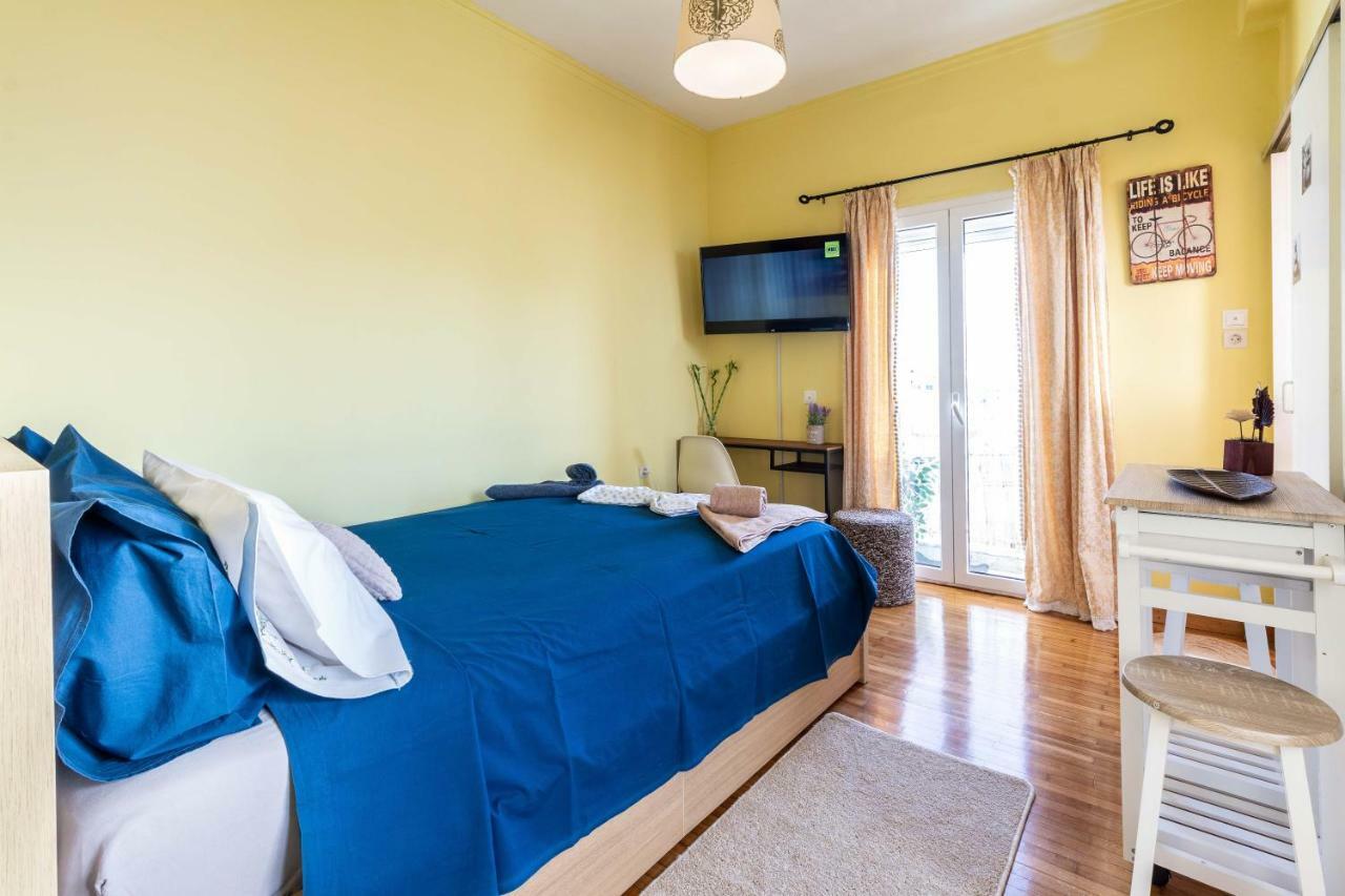 Central 6Th Floor Studio Near Metro & View&200Mbps Athen Eksteriør bilde